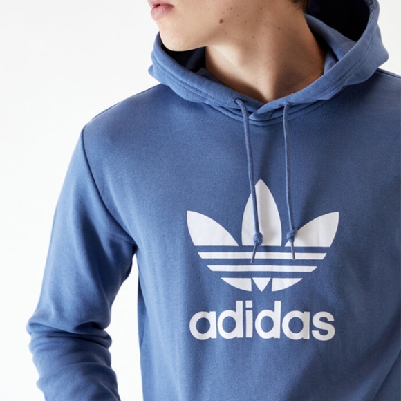 NEW ADIDAS ORIGINALS TREFOIL LOGO HOODIE - Picture 5 of 8